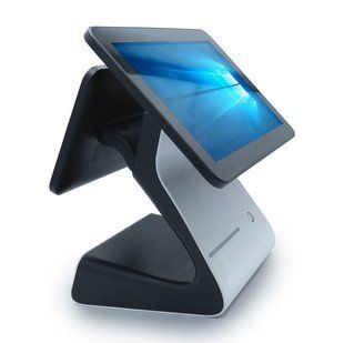 Двоекранний Windows POS-термінал Versa 15,6&Prime; 8/128 ГБ. Потужний сенсорний ПОС термінал з екраном покупця 11.6" GM-S26 фото