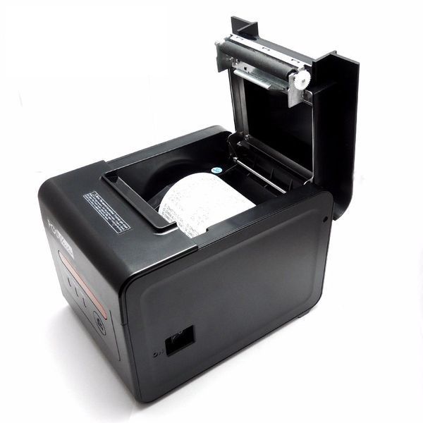 Кухонний принтер чеків чекодрук POS Vector на 80/58 мм для бездротового друку (USB, LAN, Wi-Fi) PS-H801UCLW фото