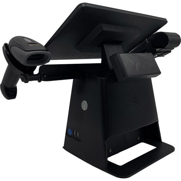 Комплексна каса 5-в-1 SHIVA POS Android 11 для магазину і торгівлі. POS-термінал + принтер чеків + сканер штрихкодів + тримач + ПЗ SHIVA-A фото