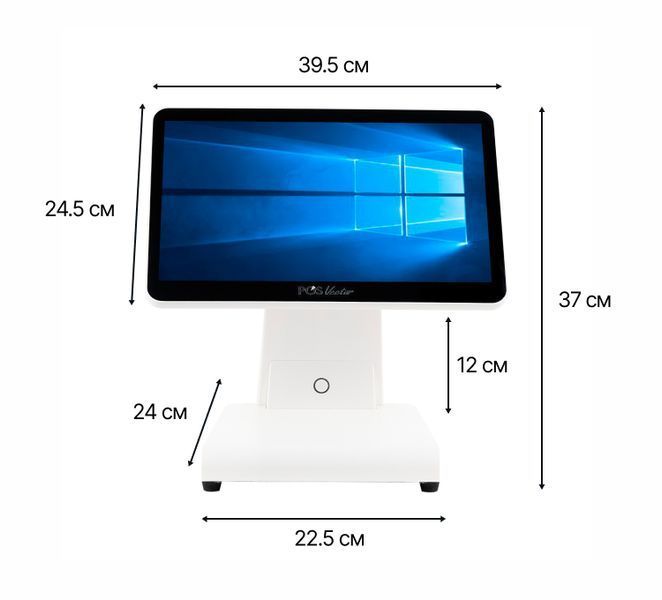 Потужний ПОС термінал POS Vector Oscar 15.6&rdquo;, 8/128 ГБ. Сенсорний Windows POS моноблок GC076-14 фото