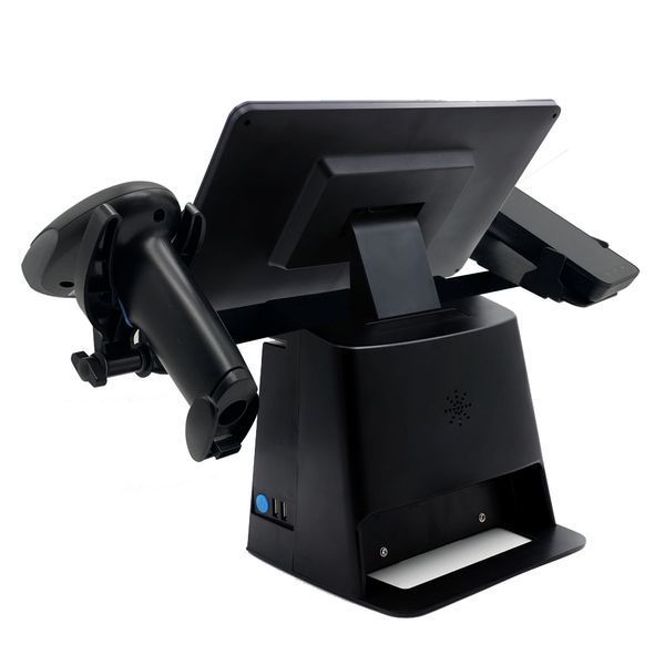 Комплексна каса SHIVA POS Windows 5-в-1. POS-термінал + вбудований принтер чеків + сканер штрихкодів + тримач + ПЗ SHIVA-W фото