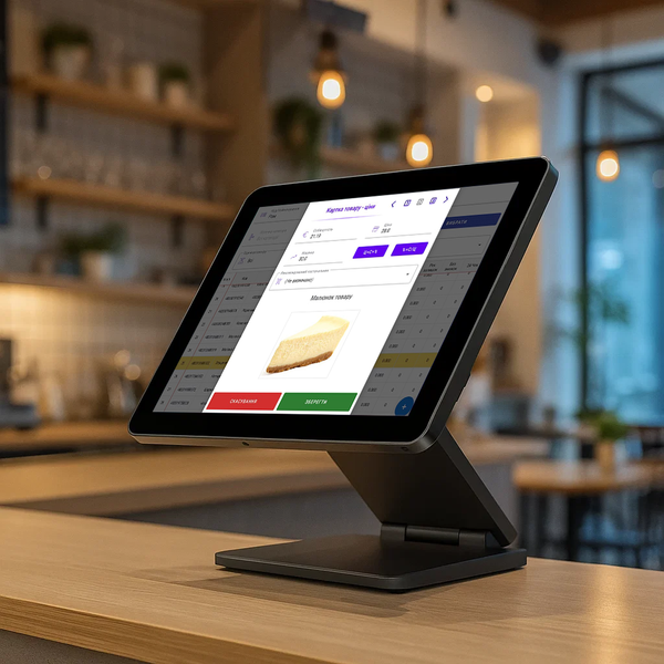 Потужний POS-термінал POS Vector Ares Silver 15.6&rdquo; Full HD 8/128 ГБ з кріпленням VESA. Сенсорний ПОС-моноблок на Windows TG-6412 фото