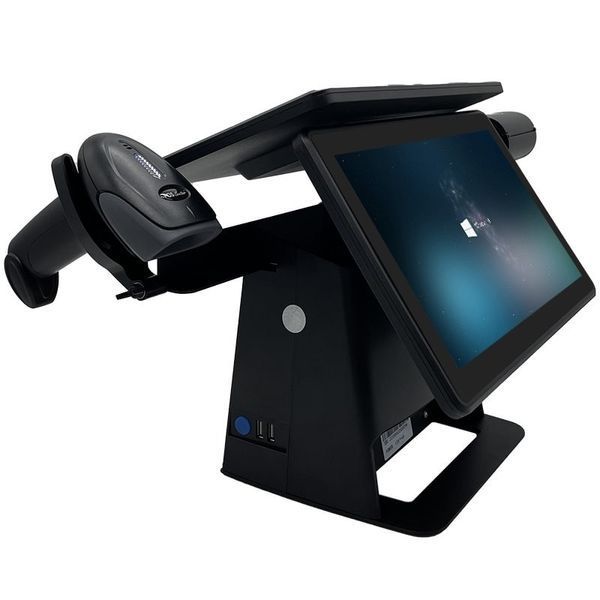 Комплексна каса SHIVA-2 POS 5-в-1. Windows POS-термінал з принтером чеків і екраном покупця + сканер + тримач + ПЗ SHIVA-2-W фото